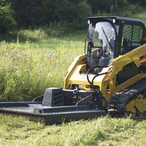 low flow skid steer brush hog|brush hog attachment for skid steer.